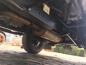 underbody chassis protection using a wax like coating to protect the underbody from the harsh elements